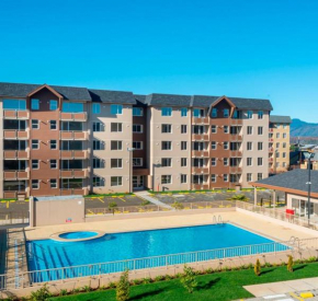 Departamento completamente equipado en Villarrica en condominio parque al volcán Antuco 505, Villarrica